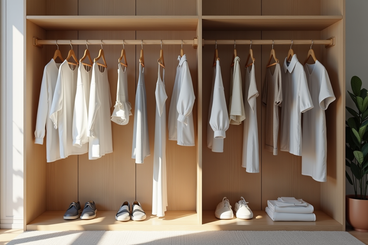Quantité de vêtements idéale pour une garde-robe capsule